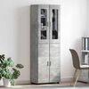 vidaXL Highboard FLORIN Beton Grau 60 x 35 x 182 cm Holzwerkstoff