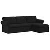 vidaXL Sofa Schwarz 245 x 138 x 80 cm Stoff