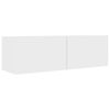 vidaXL 6-tlg. TV-Schrank-Set Weiß Holzwerkstoff