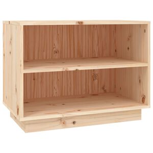 vidaXL Schuhregal 60x34x45 cm Massivholz Kiefer