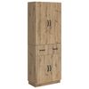 vidaXL Schrankset 2 pcs Artisan-Eiche Holzwerkstoff