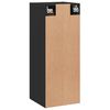 vidaXL Wandschrank Schwarz 34,5x34x90 cm Holzwerkstoff
