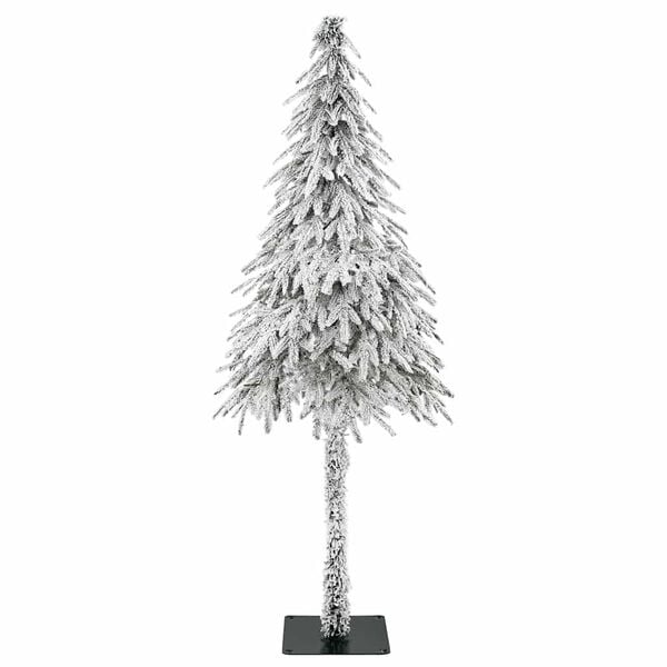 vidaXL Weihnachtsbaum mit 300 LEDs Wei&szlig; 180 cm PE und Stahl