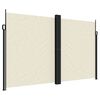 vidaXL Seitenmarkise Ausziehbar Creme 200x1200 cm