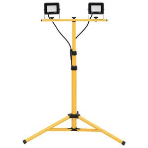 vidaXL LED-Fluter mit Stativ 2x20 W Kaltwei&szlig;