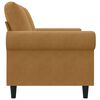 vidaXL 2-Sitzer-Sofa Braun 120 cm Samt