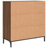 vidaXL Sideboard Braun Eichen-Optik 79,5 x 33 x 82 cm Holzwerkstoff