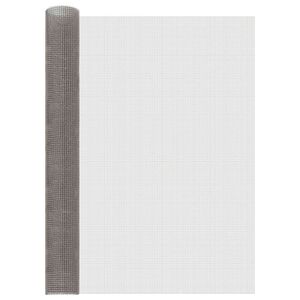 vidaXL Mesh Bildschirm 100 x 200 cm 3 Mesh Edelstahl 201 Silber