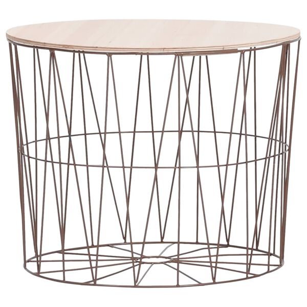 vidaXL Couchtisch 4 Stk. Kupferfarben