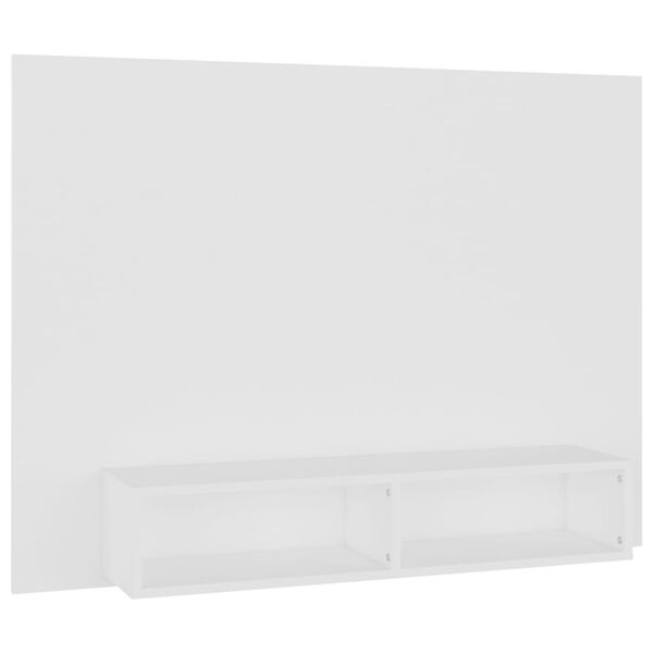 vidaXL TV-Wandschrank Wei&szlig; 120x23,5x90 cm Holzwerkstoff