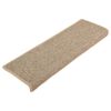 vidaXL Stufenmatten 15 Stk. 65x21x4 cm Dunkelbeige Rechteckiger Rand