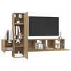 vidaXL TV-Schrank-Set 5 pcs Artisan-Eiche 181 x 30 x 120 cm