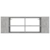 vidaXL TV-Wandschrank Betongrau 102x35x35 cm Holzwerkstoff