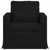 vidaXL Sofa Schwarz Gesamtabmessungen: 78 x 78 x 80 cm (B x T x H)