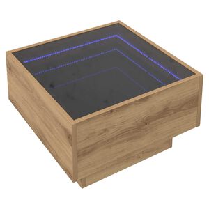 vidaXL Couchtisch Artisan-Eiche 50 x 50 x 30 cm Holzwerkstoff