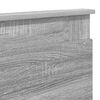 vidaXL Kopfteil mit Kopfteil Graues Sonoma 200 cm Holzwerkstoff