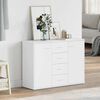 vidaXL Sideboard Wei&szlig; 88x30x65 cm Holzwerkstoff