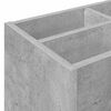 vidaXL Sonnenschirmhalter Beton Grau 65 x 24 x 50 cm Holzwerkstoff