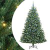 vidaXL K&uuml;nstlicher klappbarer Weihnachtsbaum Gr&uuml;n 210 cm