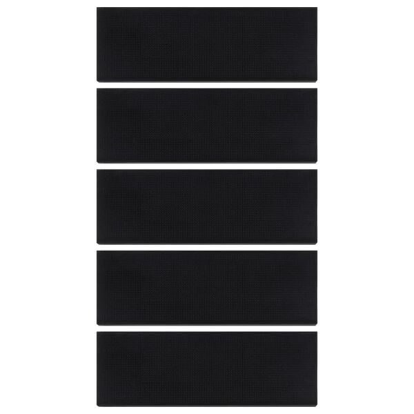 vidaXL Stufenmatten 5 Stk. 25x75 cm Gummi