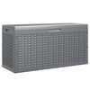 ProGarden Gartenbox mit Griffen 300 L Grau