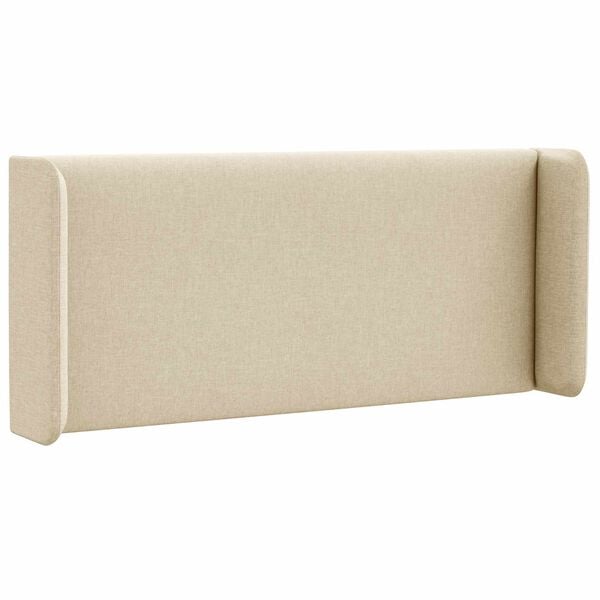 vidaXL Kopfteil Ohr Creme 40,5 x 40,5 x 4 cm Stoff