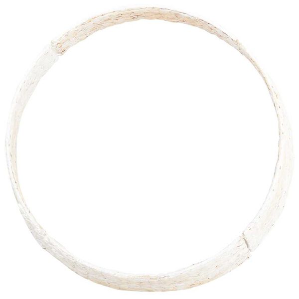 vidaXL Weihnachtsbaumkragen Wei&szlig; 75 x 75 x 25 cm Wasserhyazinthe