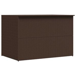 vidaXL Garden-Auflagenbox Braun 150x100x100 cm Poly Rattan