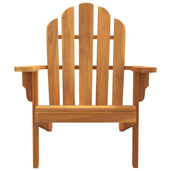 vidaXL Adirondack-Gartenst&uuml;hle 2 Stk. 79x95x92 cm Massivholz Teak