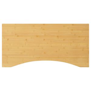 vidaXL Schreibtischplatte 110x55x2,5 cm Bambus