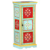 vidaXL Highboard Handbemalt 40x30x90 cm Mango Massivholz