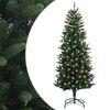 vidaXL K&uuml;nstlicher klappbarer Weihnachtsbaum 150 cm 150 LEDs