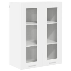 vidaXL H&auml;ngeschrank mit Speicher Wei&szlig; 60 x 31 x 80 cm Holzwerkstoff