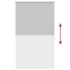 vidaXL Verdunkelungsrollo 84,4 x 175 cm, Stoffbreite 80 cm, grau