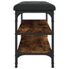 vidaXL Schuhbank R&auml;uchereiche 62x32x47 cm Holzwerkstoff