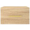 vidaXL Wand-Nachttische 2 Stk. Sonoma-Eiche 35x35x20 cm