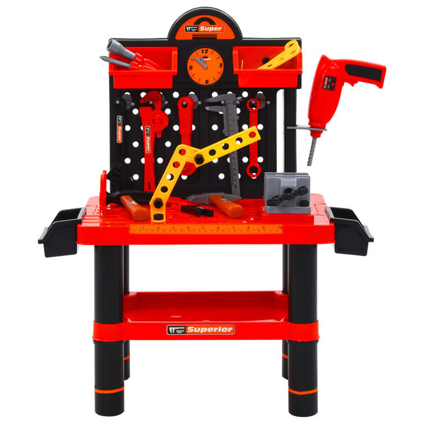vidaXL 51-tlg. Kinderwerkbank-Spielset 57 x 32 x 68 cm