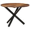 vidaXL Esstisch 100x100x75 cm Akazienholz Honigfarben