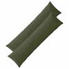 vidaXL Kissenbezug 2 stk. ALMELO Gr&uuml;n 40 x 145 cm Cord