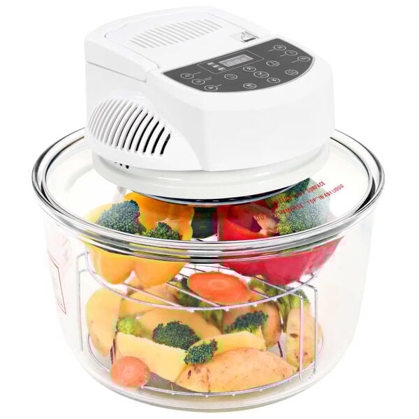 vidaXL Halogen-Hei&szlig;luftofen mit Digitalem Timer 1400 W 17 L