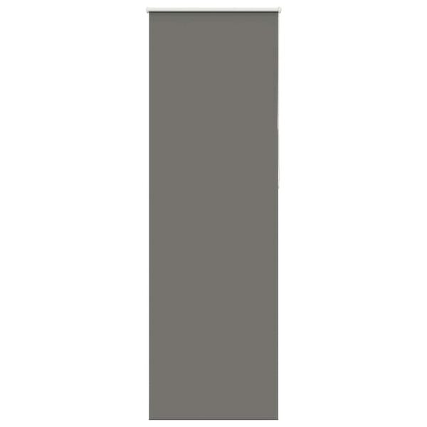 vidaXL Verdunkelungsrollo Grau 80x230 cm Stoffbreite 75,7 cm Polyester