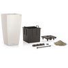 LECHUZA Pflanzkübel Cubico Color 40 ALL-IN-ONE Set Weiß 13150