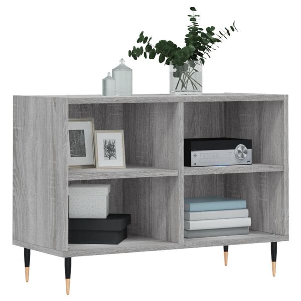 vidaXL TV-Schrank Grau Sonoma 69,5x30x50 cm Holzwerkstoff