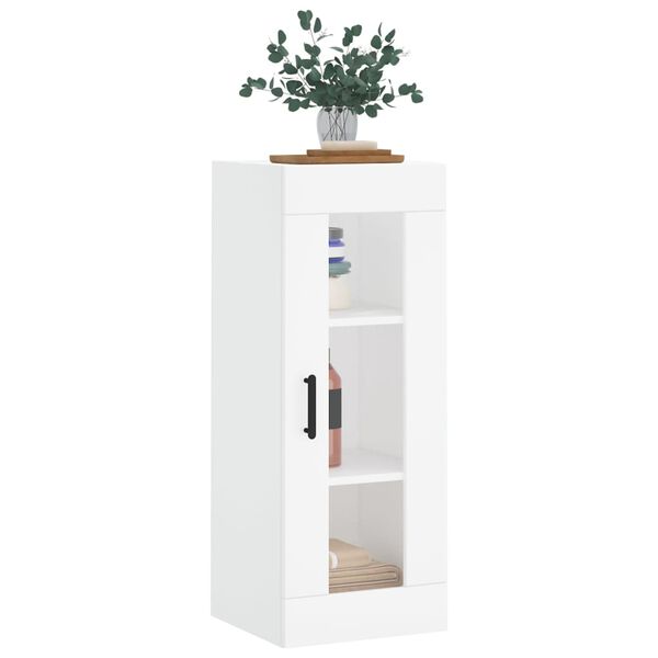 vidaXL Wandschrank Wei&szlig; 34,5x34x90 cm