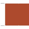 vidaXL Senkrechtmarkise Terrakotta 60x1000 cm Oxford-Gewebe