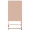vidaXL Nachttische 2 Stk. Rosa 36x39x78 cm Stahl