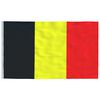 vidaXL Belgische Flagge mit Mast 6,23 m Aluminium
