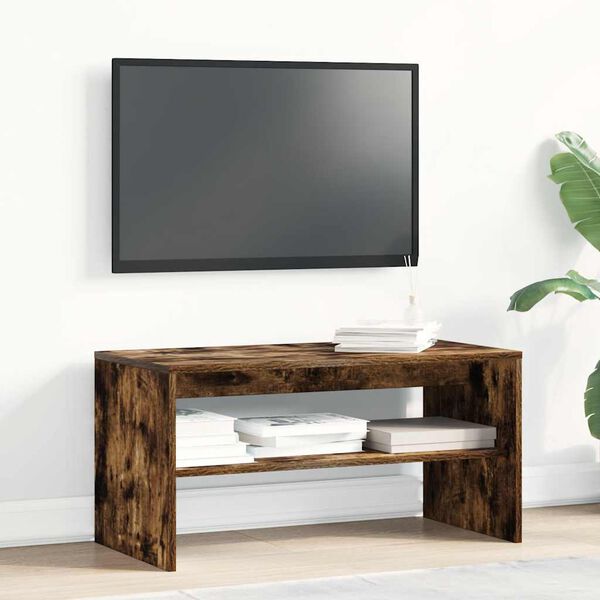 vidaXL TV-Schrank Räuchereiche 80x40x40 cm Holzwerkstoff