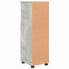 vidaXL Badezimmerschrank mit Speicher Beton Grau 30 x 35 x 95 cm
