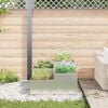 vidaXL Gartenblumentopf Silber 80 x 80 x 48 cm Verzinkter Stahl